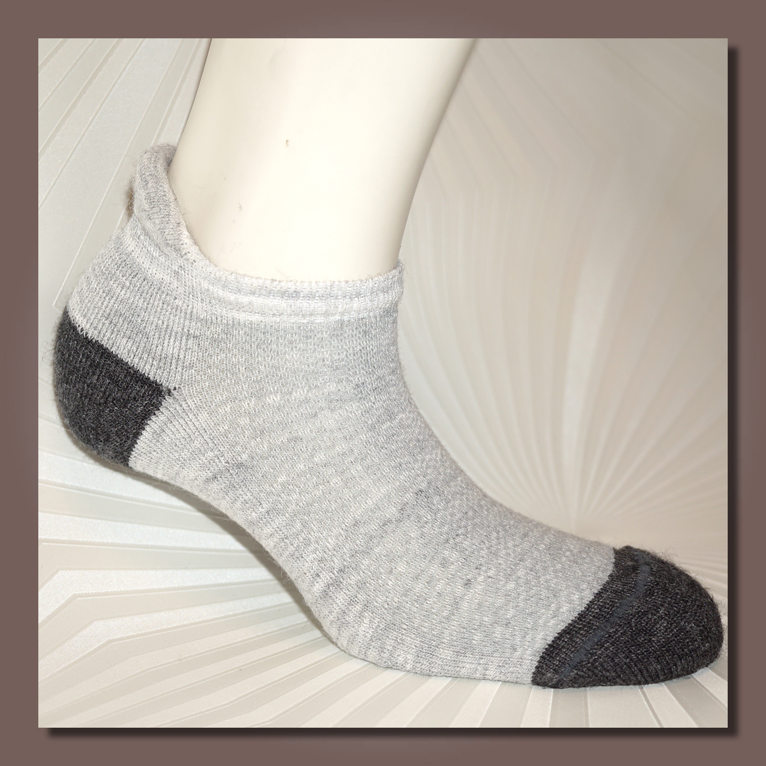 Socken/socks SNEAKER, Farbe/colour: grau/gray, Größe/size: L