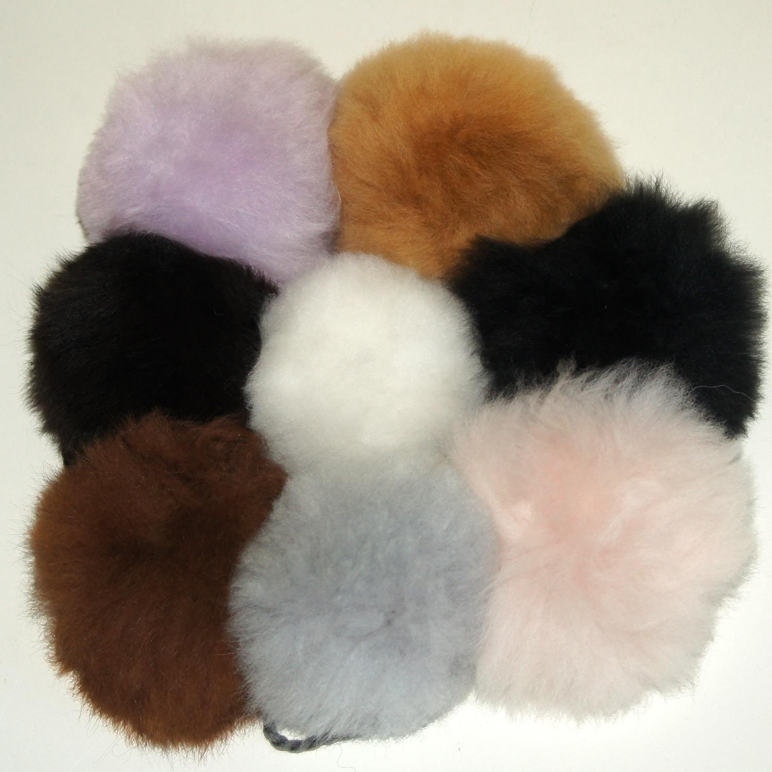 Premium-Fellbommel/real fur POMPOM+